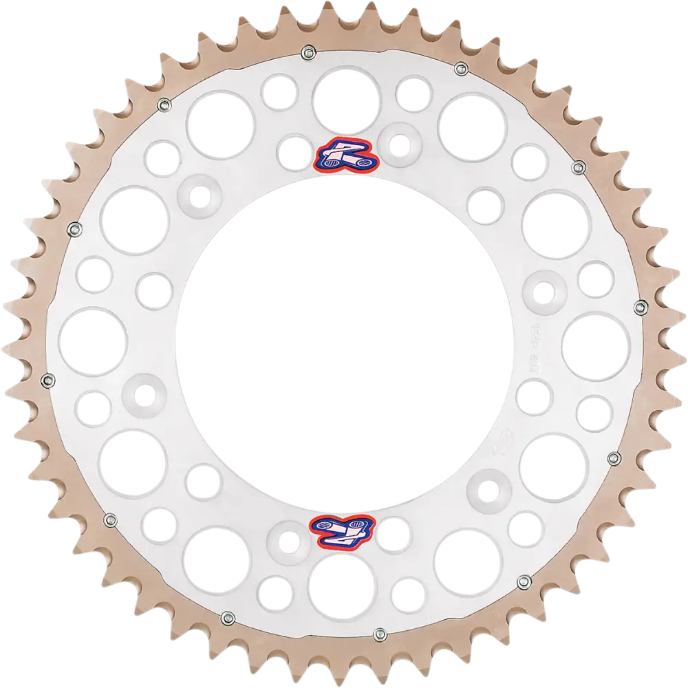 RENTHAL Twinring* Rear Sprocket - 49 Tooth - Silver 2240-520-49GPSI