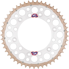 RENTHAL Twinring* Rear Sprocket - 49 Tooth - Silver 2240-520-49GPSI