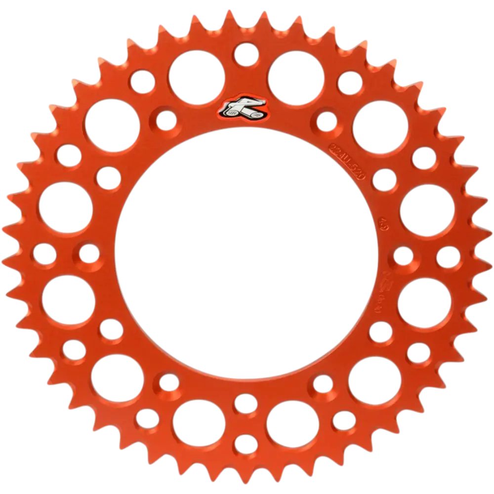 RENTHAL Twinring* Rear Sprocket - 52 Tooth - Orange 2240-520-52GPOR