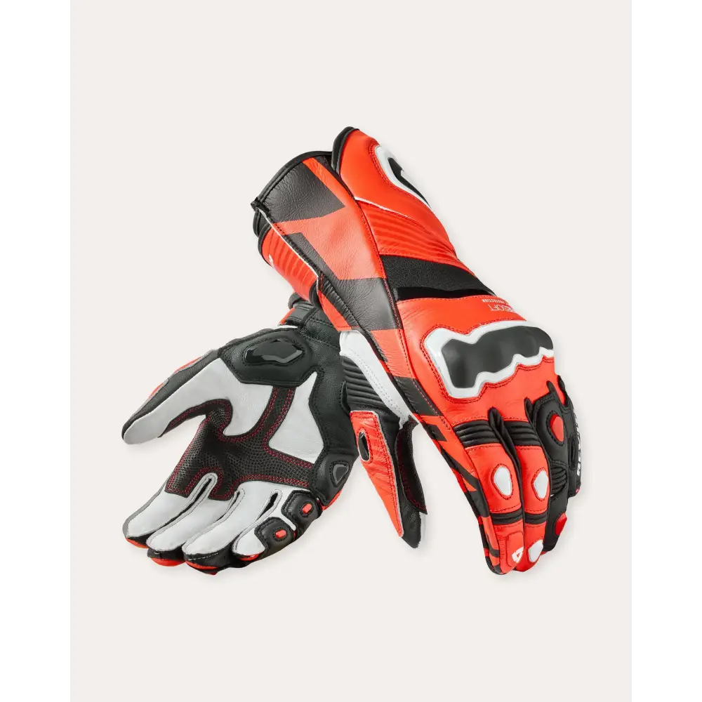 RevIT Gloves Jerez 4 - Neon Red-Black / S - Gloves