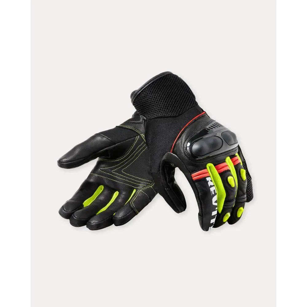 RevIT Gloves Metric - Black-Neon Yellow / S - Gloves