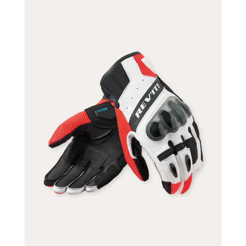 RevIT Gloves Ritmo - Black-Neon Red / S - Gloves