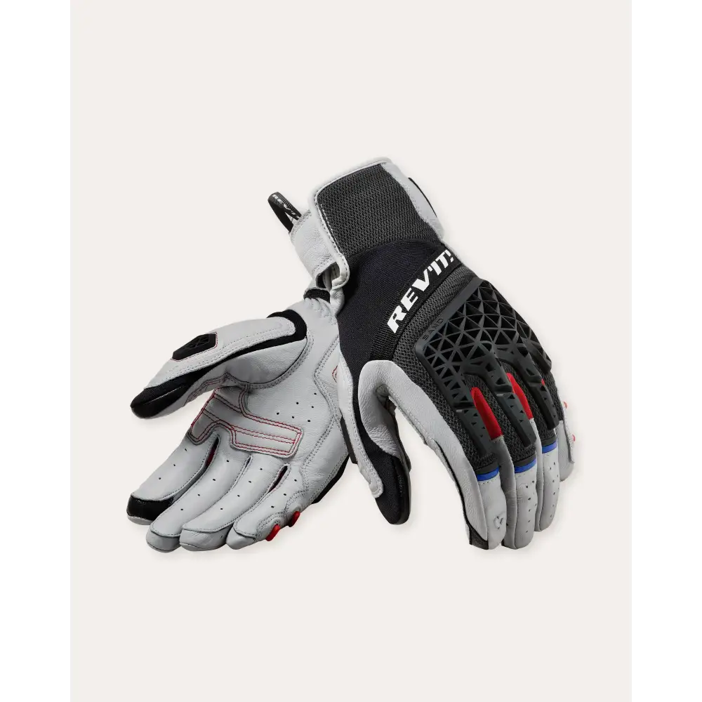 RevIT Gloves Sand 4 - Light Grey-Black / S - Gloves