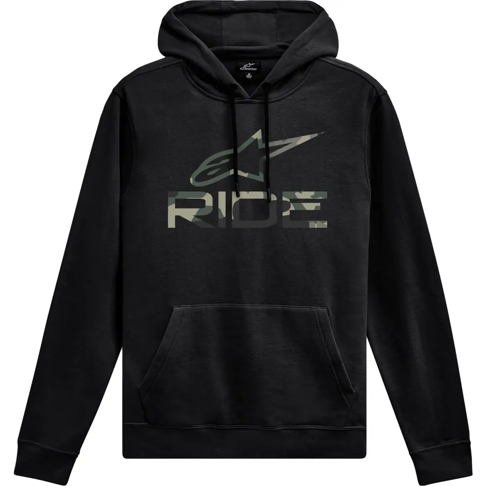 Ride Camo Hoodie V3 Black Xl