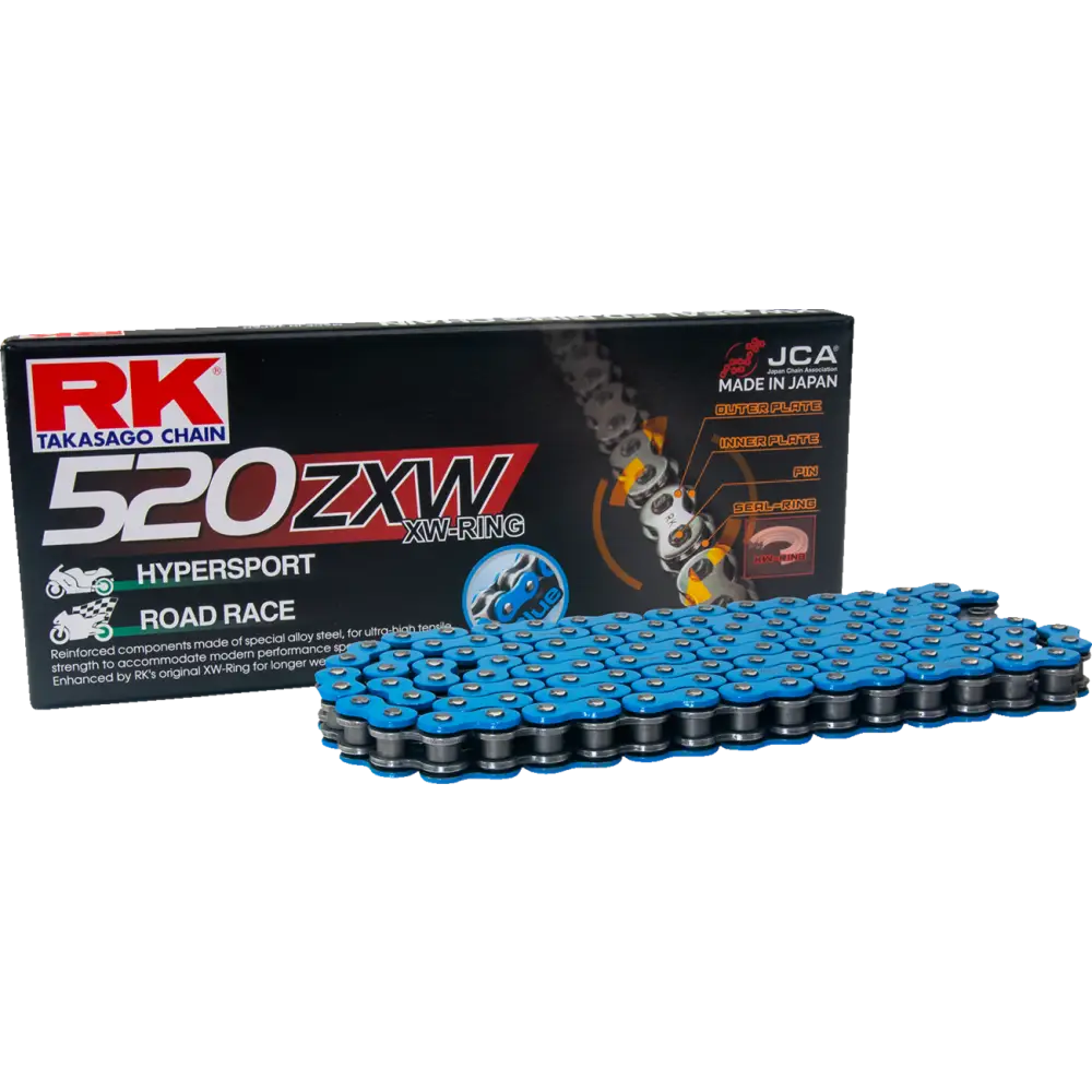 RK 520 ZXW - Drive Chain - 150 Links - Blue BB520ZXW-150 - Drive Train Group