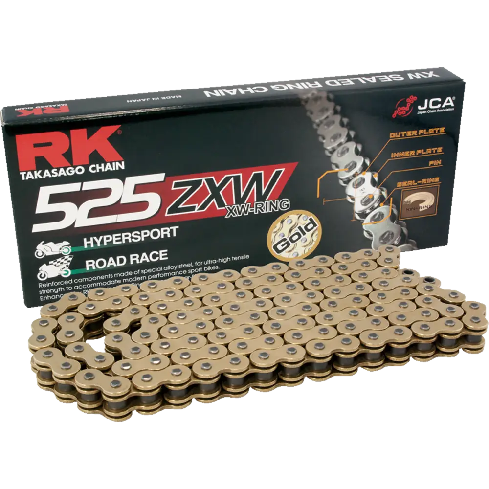 RK 525 ZXW - Drive Chain - 120 Links - Gold GB525ZXW-120