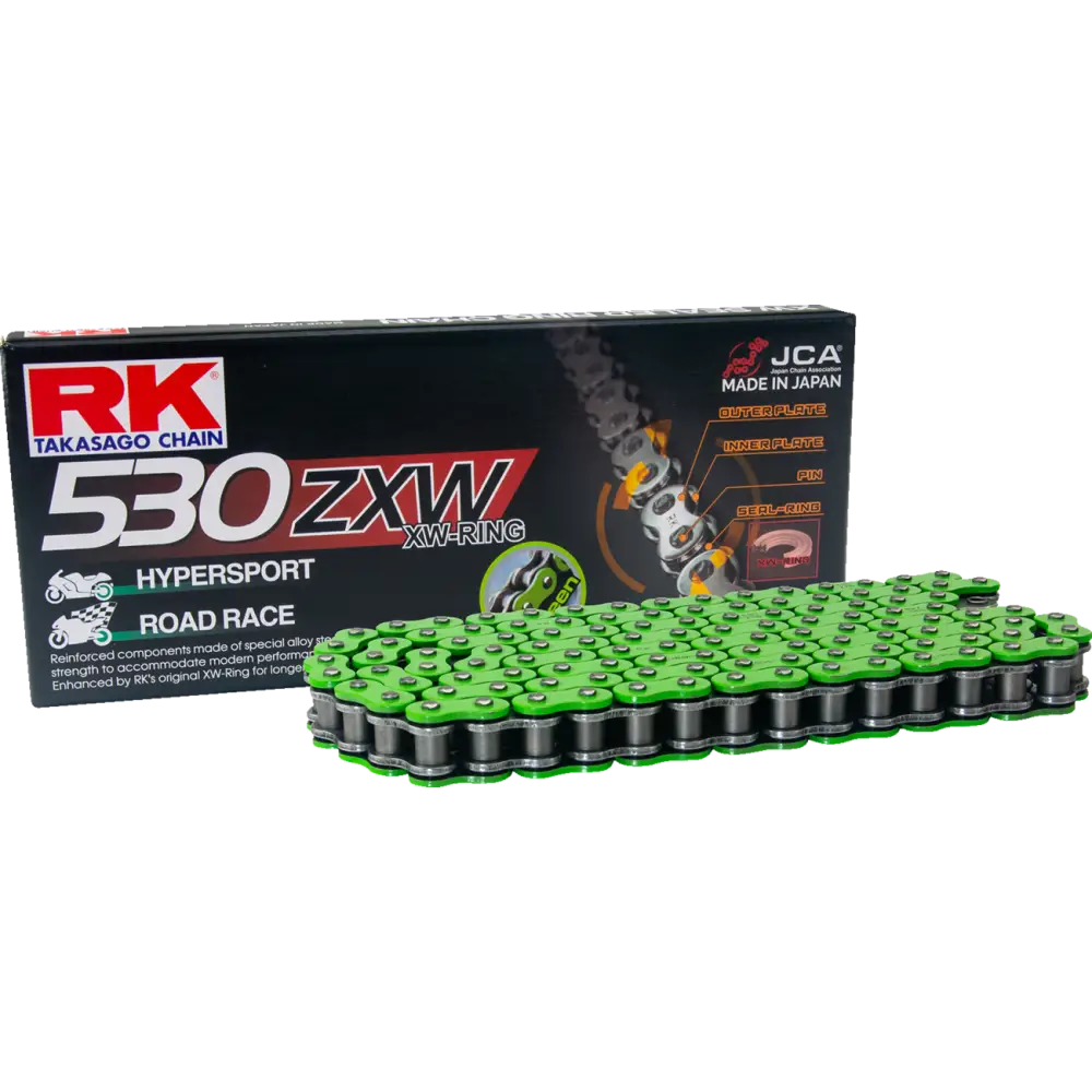 RK 530 ZXW - Drive Chain - 120 Links - Green MM530ZXW-120