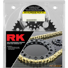 RK Chain and Sprocket Kit - 520 Aluminum Race - Gold - Yamaha YZF-R6 4067-068DGX