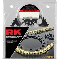 RK Chain and Sprocket Kit - Natural/Black - ZX4RR 2068-060E
