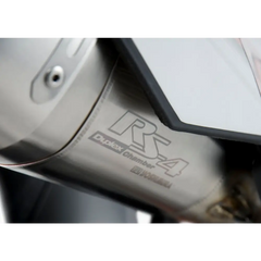 Rs 4 Header/Canister/End Cap Exhaust Slip On Ss Al Cf