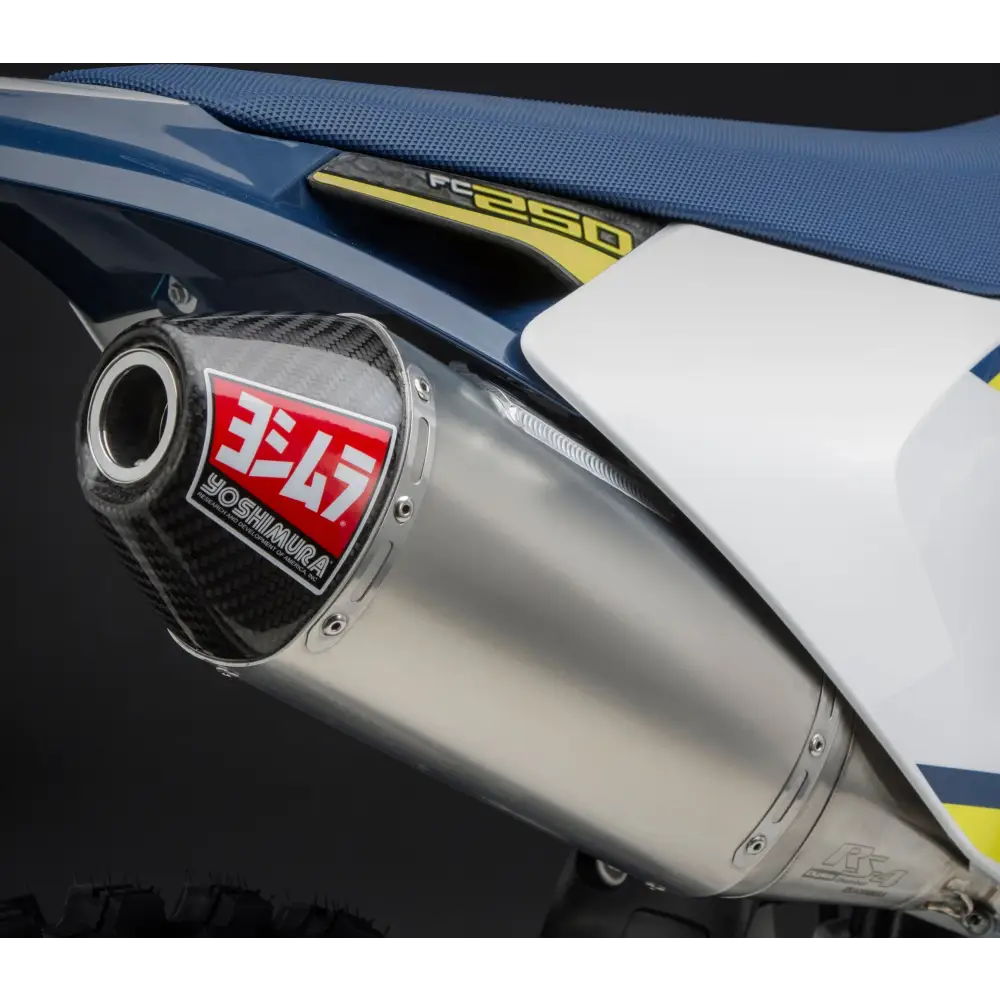 Rs 4 Header/Canister/End Cap Exhaust Slip On Ss Al Cf