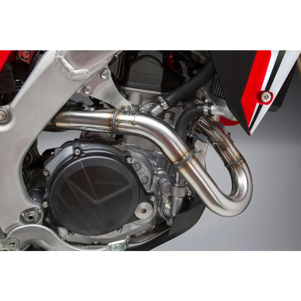 Rs 9 Header/Canister/End Cap Exhaust Dual Slip On Ss Al Cf