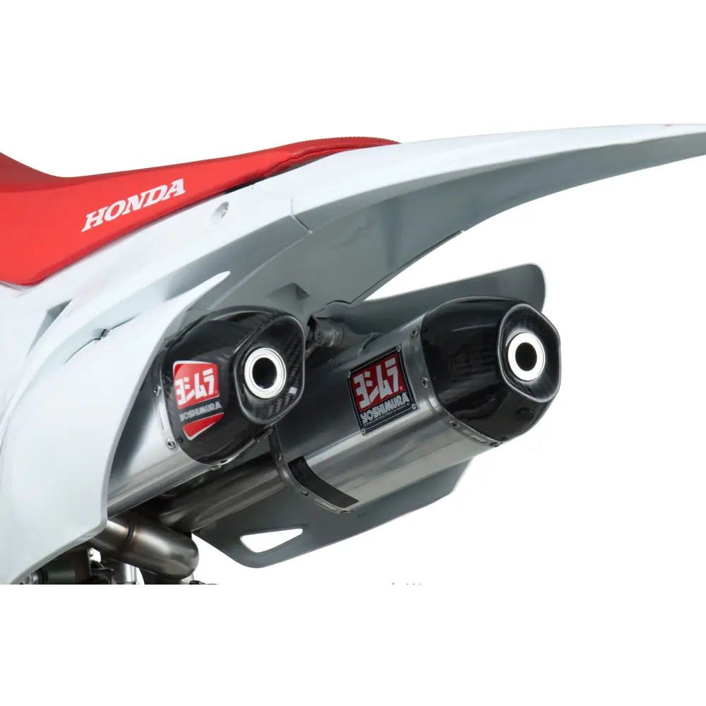 Rs 9 Header/Canister/End Cap Exhaust Dual Slip On Ss Al Cf