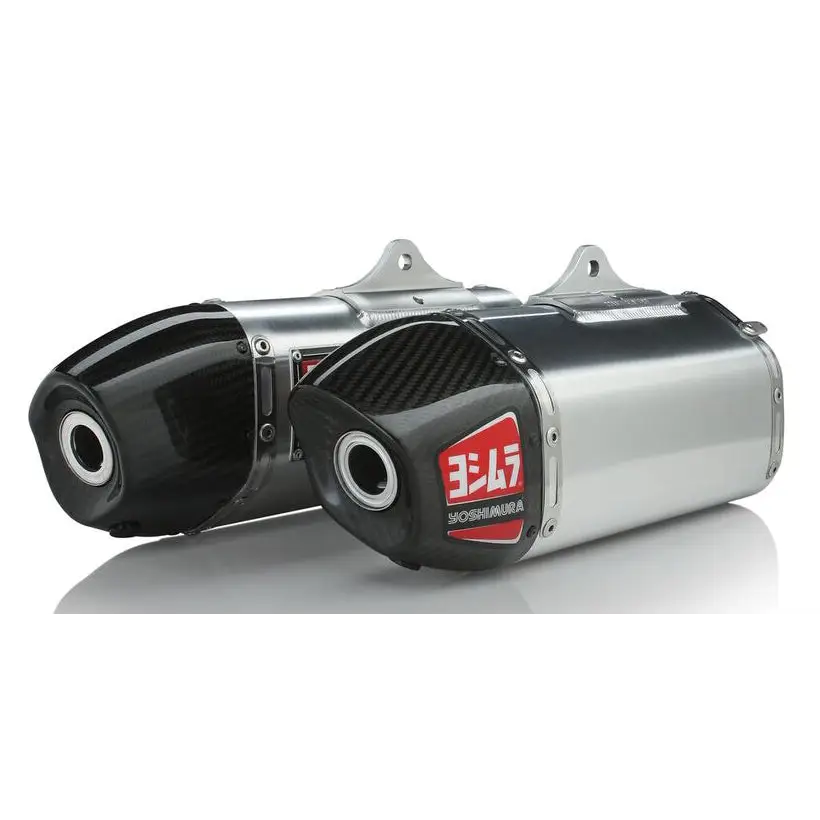 Rs 9 Header/Canister/End Cap Exhaust Dual Slip On Ss Al Cf