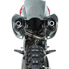 Rs 9 Header/Canister/End Cap Exhaust Dual Slip On Ss Al Cf