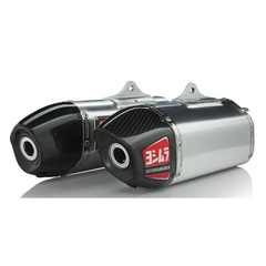 Rs 9 Header/Canister/End Cap Exhaust Dual Slip On Ss Al Cf