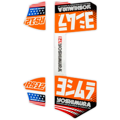 Rs12 Muffler Decals Orange