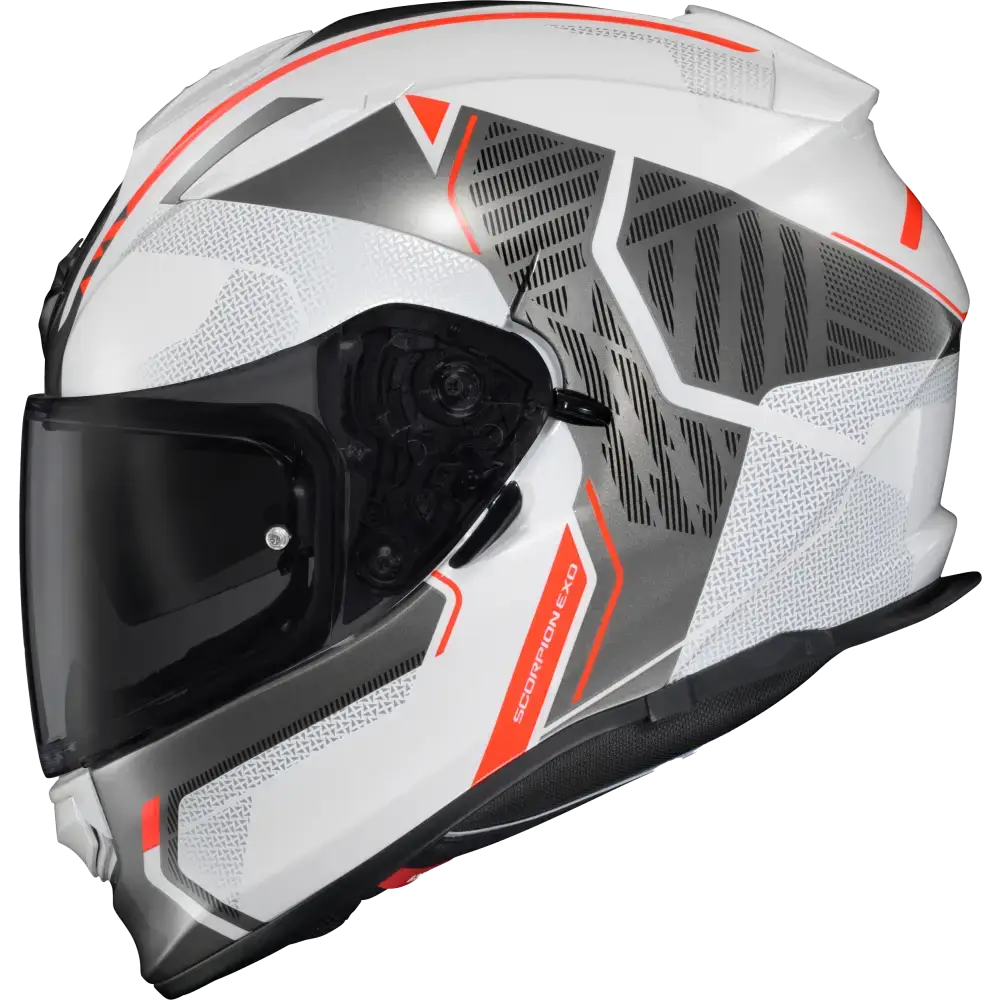 Ryzer Full Face Helmet Switch White/Grey 2x