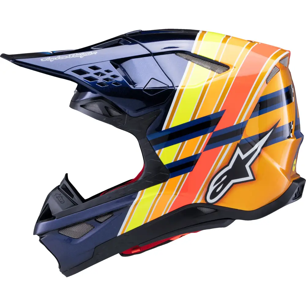 S M10 Tld Edition 25 Helmet Drk Blu/Org/Ylw Fluo/Red Sm