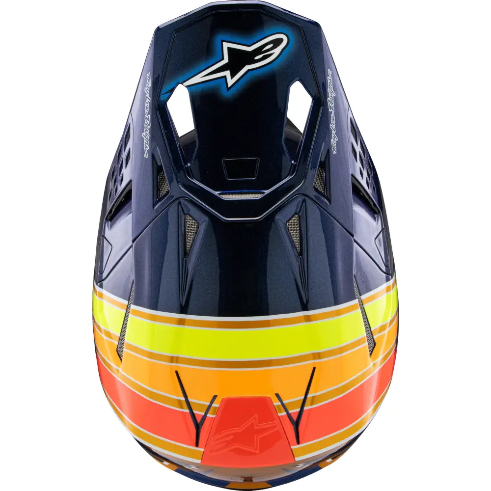 S M10 Tld Edition 25 Helmet Drk Blu/Org/Ylw Fluo/Red Sm