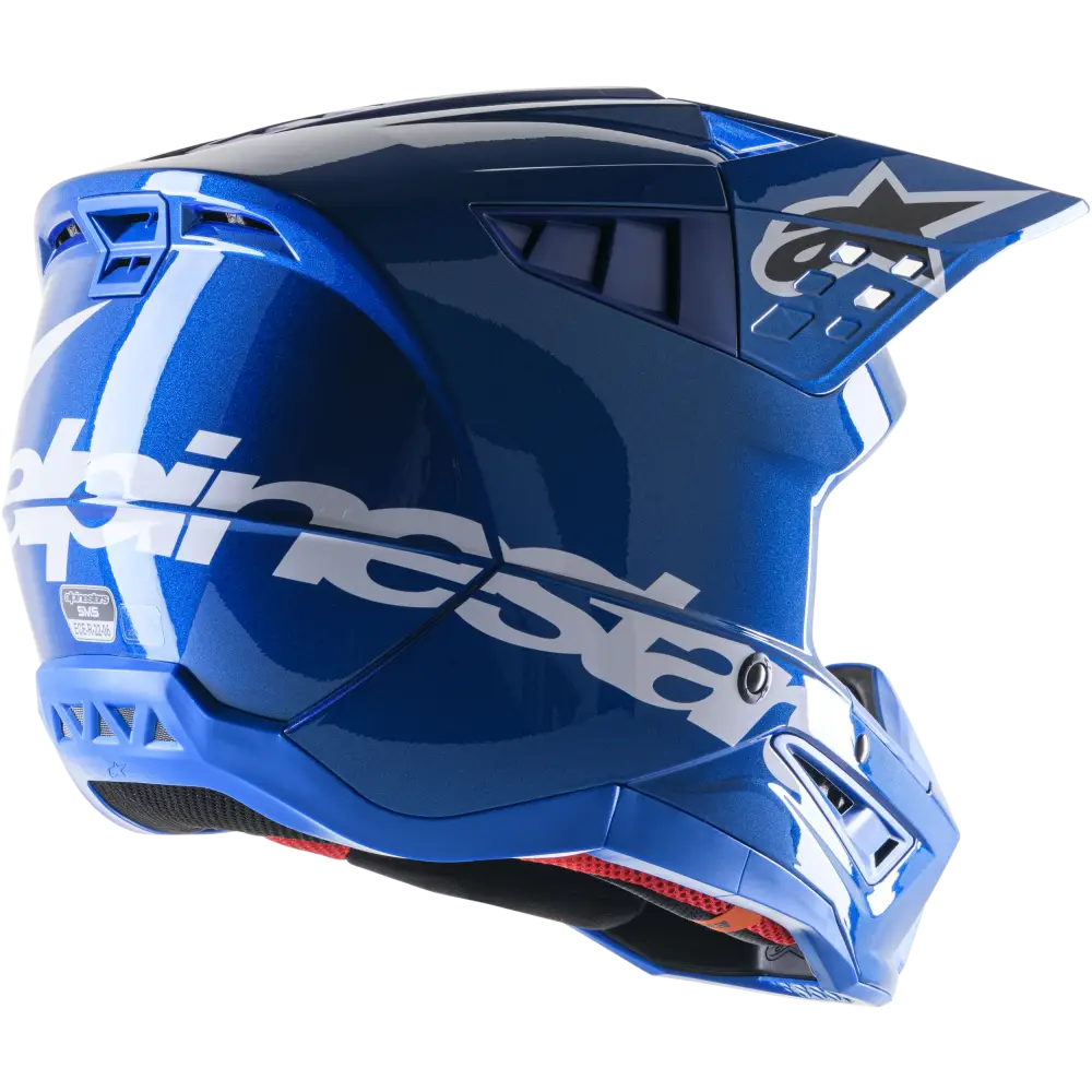 S M5 Corp Helmet Blue Glossy Sm