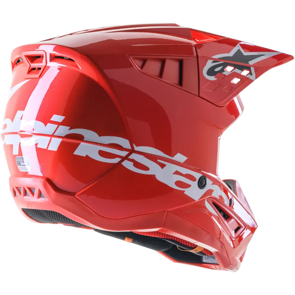 S M5 Corp Helmet Bright Red Glossy Xl