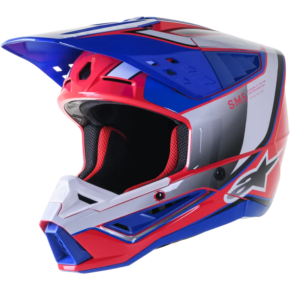 S M5 Sail Helmet Wht/Diva Pnk/Enamel Blu G Xl