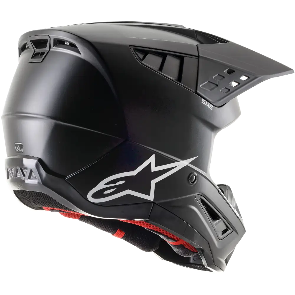 S M5 Solid Helmet Black Matt Sm