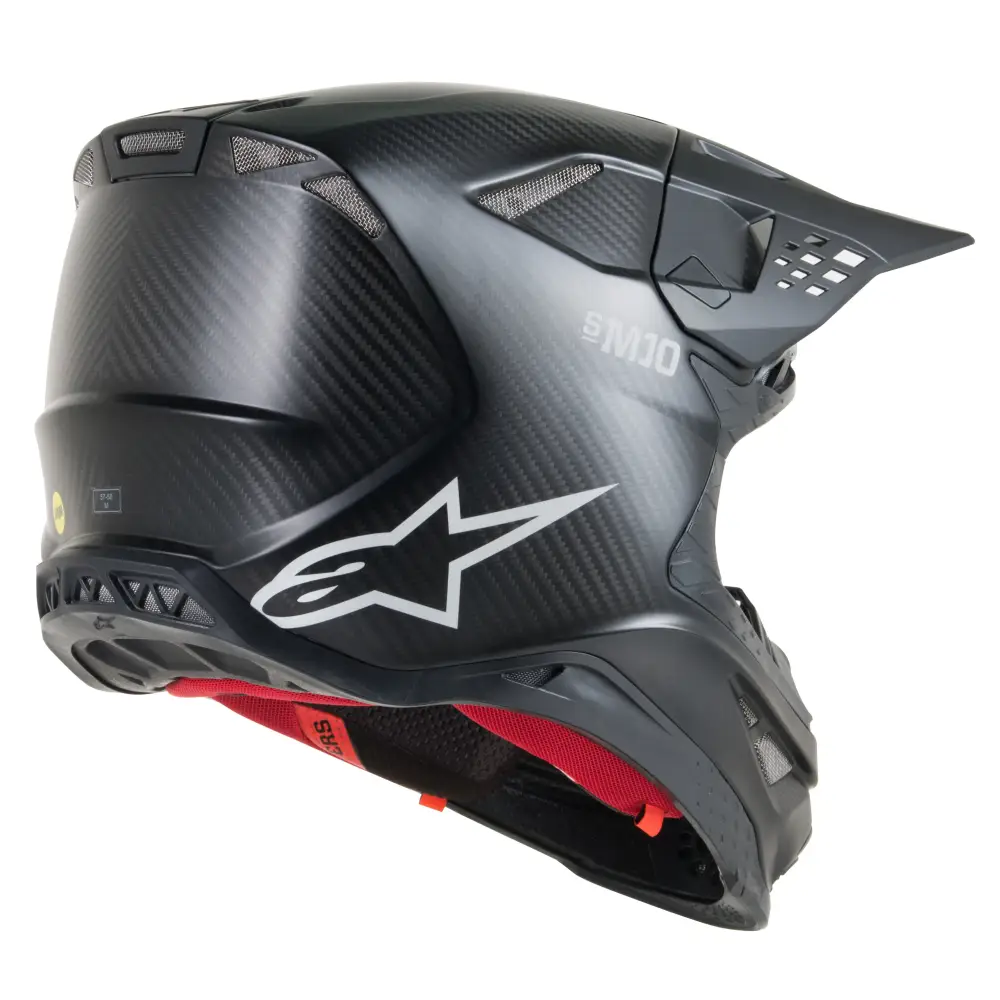 S.Tech S M10 Solid Helmet Carbon Black 2x
