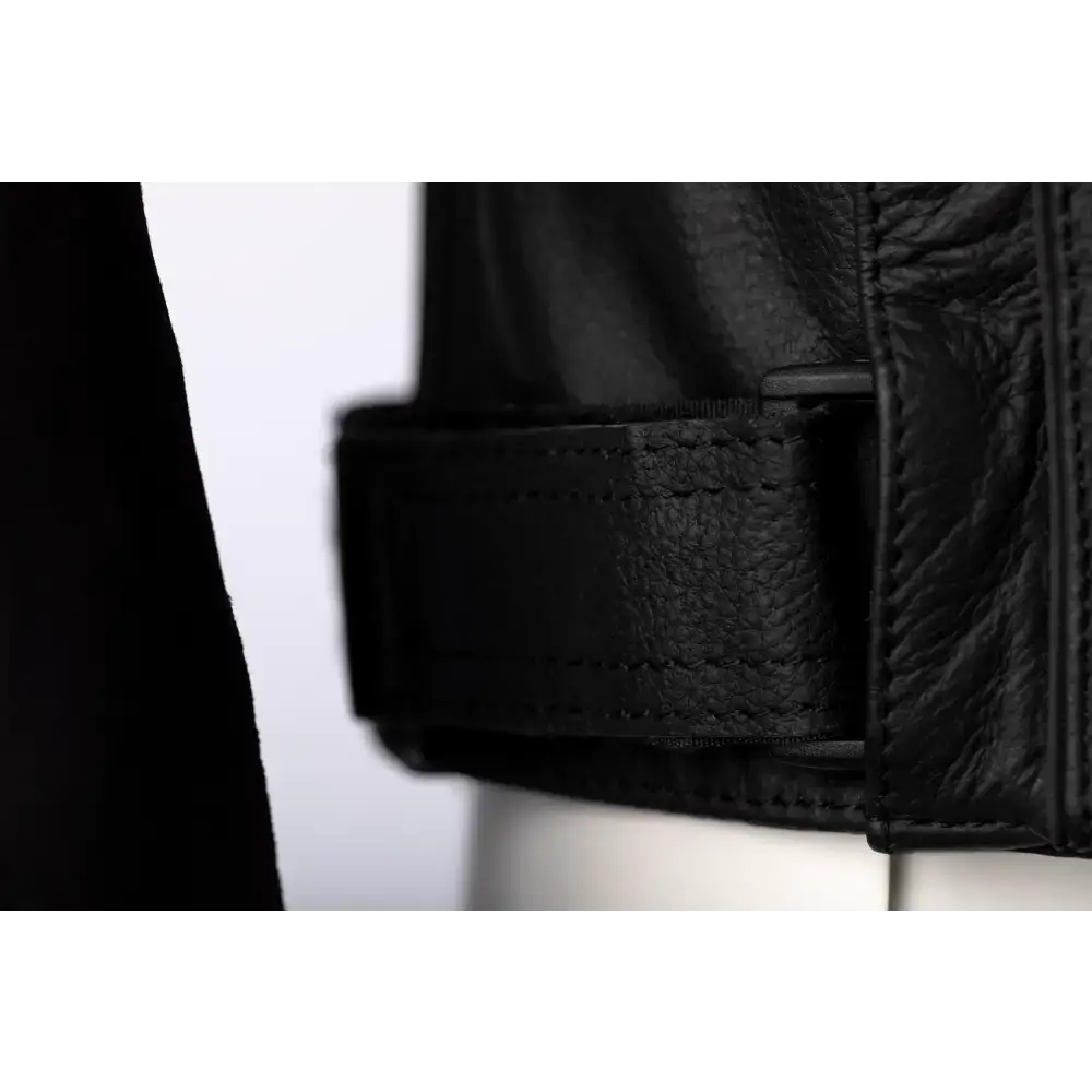 S1 Ce Jacket Black/Black/White Leather Xs