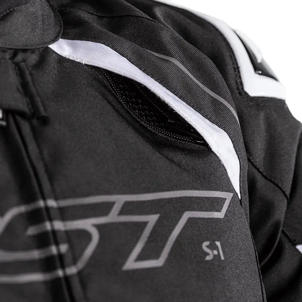 S1 Ce Jacket Black/Black/White Textile Xs