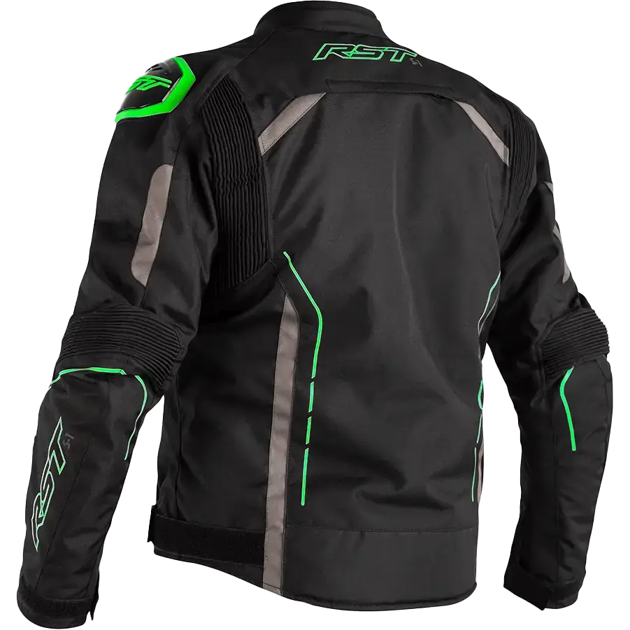 S1 Ce Jacket Blk/Gry/Neon Grn Textile Sm