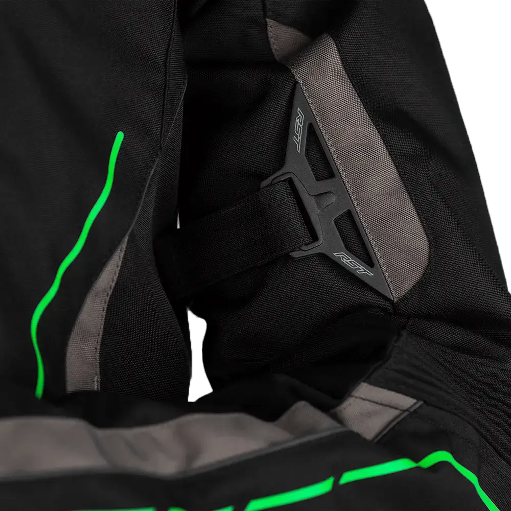 S1 Ce Jacket Blk/Gry/Neon Grn Textile Sm