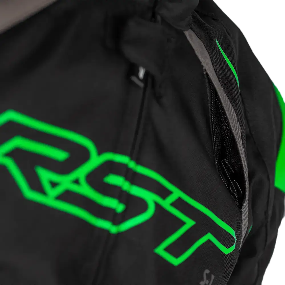 S1 Ce Jacket Blk/Gry/Neon Grn Textile Sm