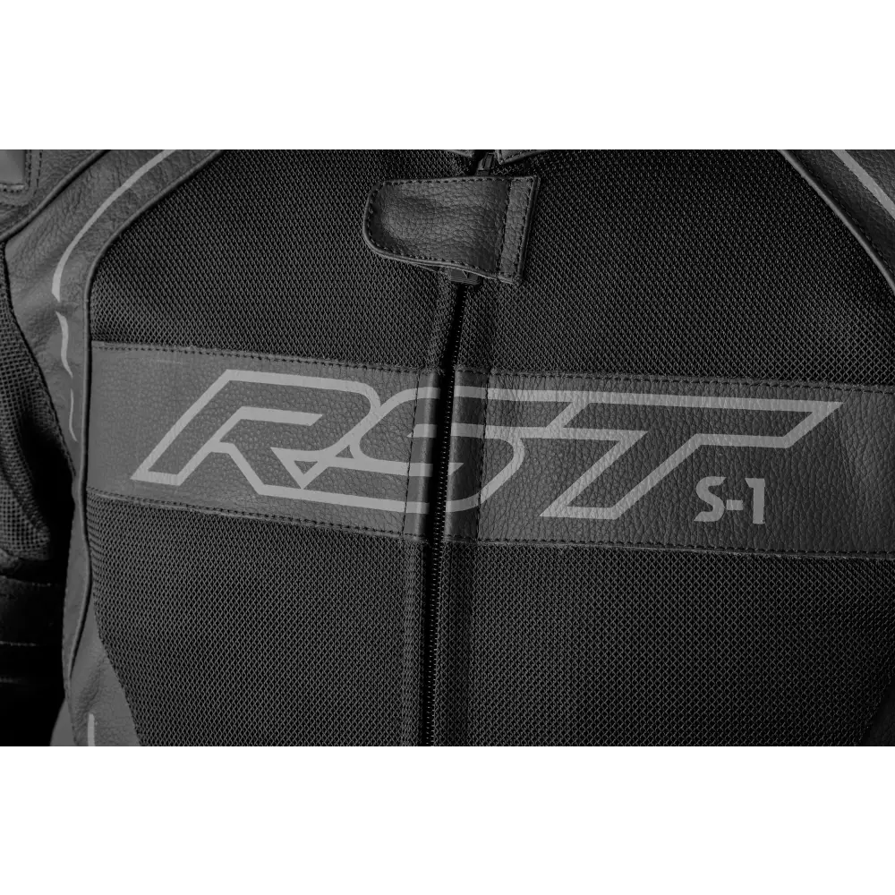 S1 Mesh Ce Jacket Black/Black Leather Xs