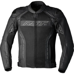 S1 Mesh Ce Jacket Black/Black Leather Xs