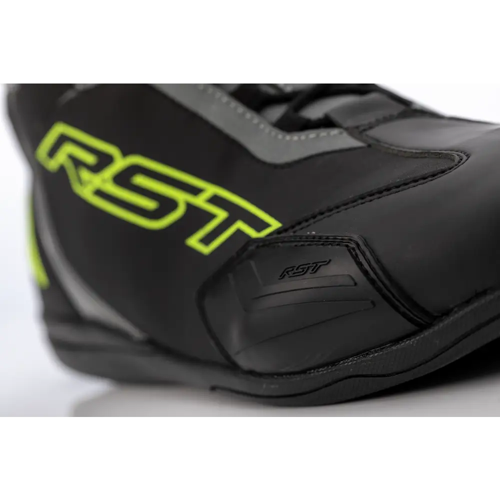 Sabre Moto Shoe Ce Boot Blk/Gry/Flo Yellow Sz 7