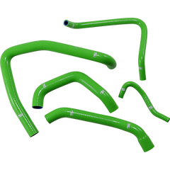 SAMCO SPORT Radiator Hose Kit - Green - Kawasaki KAW-72GN - Radiator Group