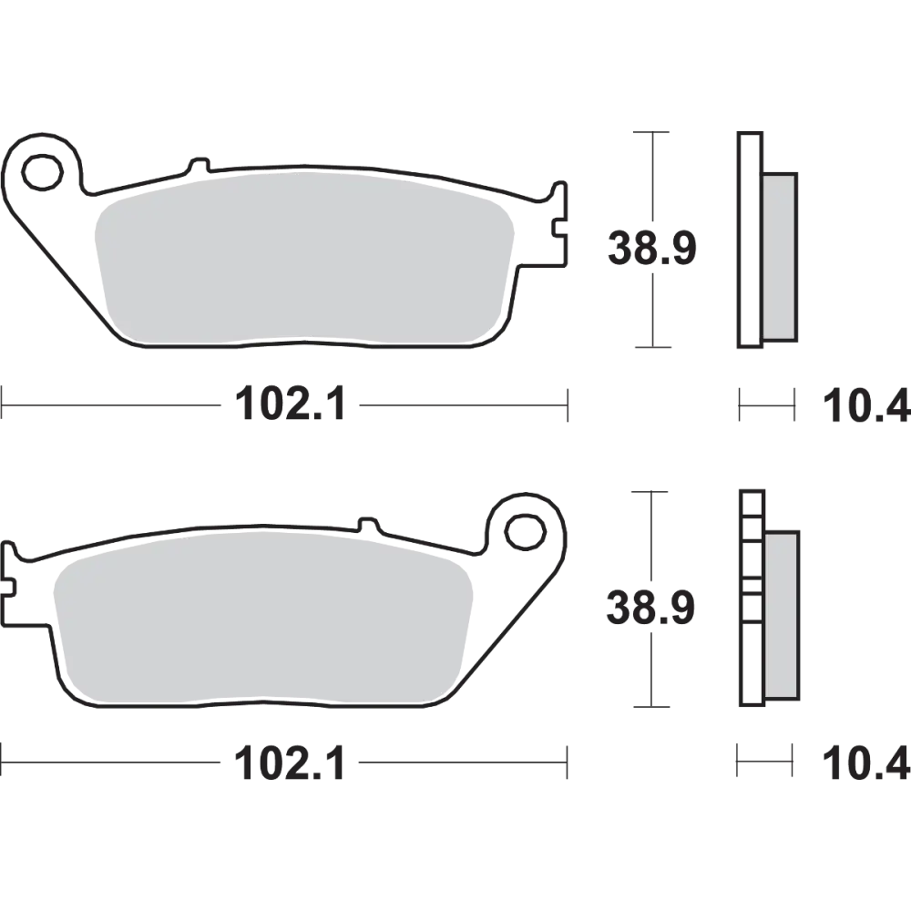 SBS LS Brake Pads - ST1100 - 654LS 654LS