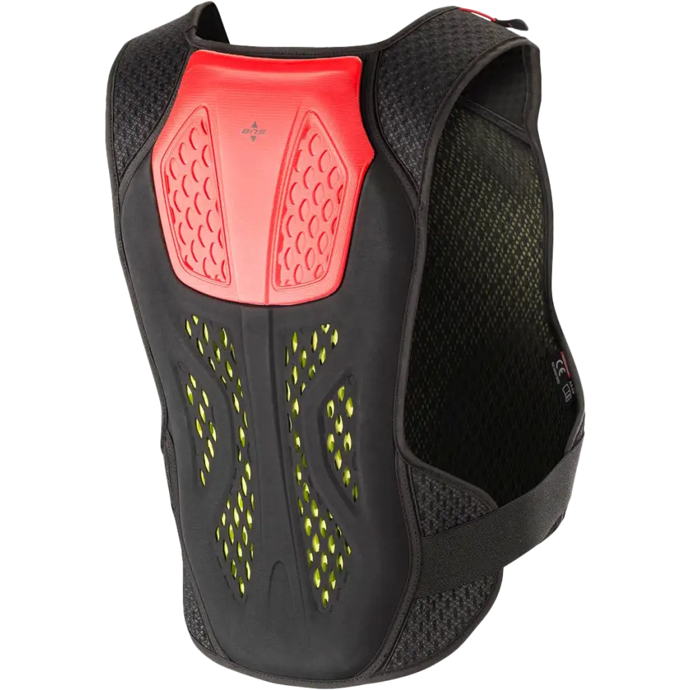 Sequence Chest Protector Black/Red Md/Lg