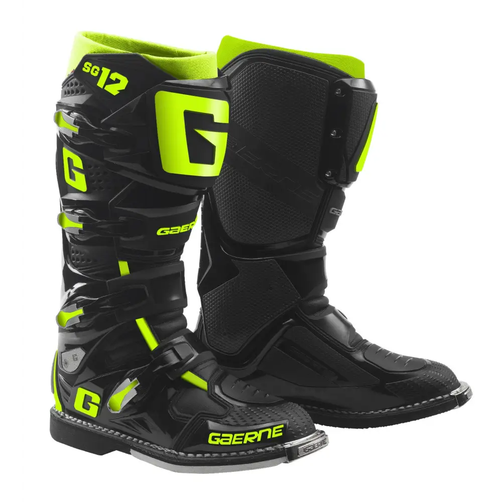 Sg12 Boots Black/Yellow Fluo Sz 13