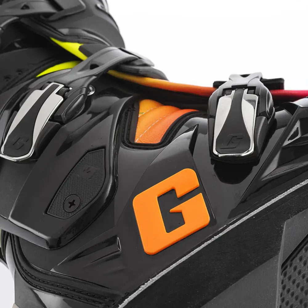 Sg12 Le Boots Black/Orange/Pink Sz 10