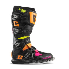 Sg12 Le Boots Black/Orange/Pink Sz 10