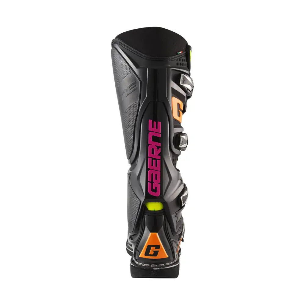 Sg12 Le Boots Black/Orange/Pink Sz 10