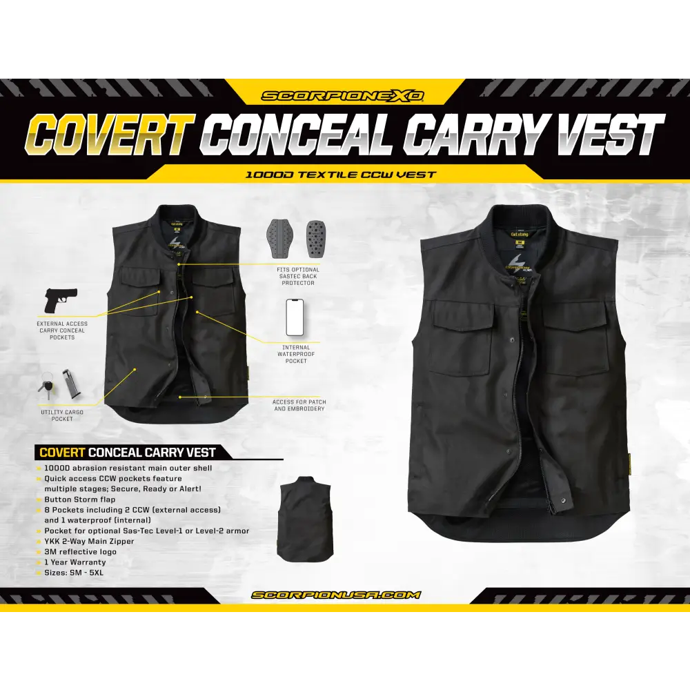 Silent Seller Conceal Vest 8.5 X 11 (20 Ct.)