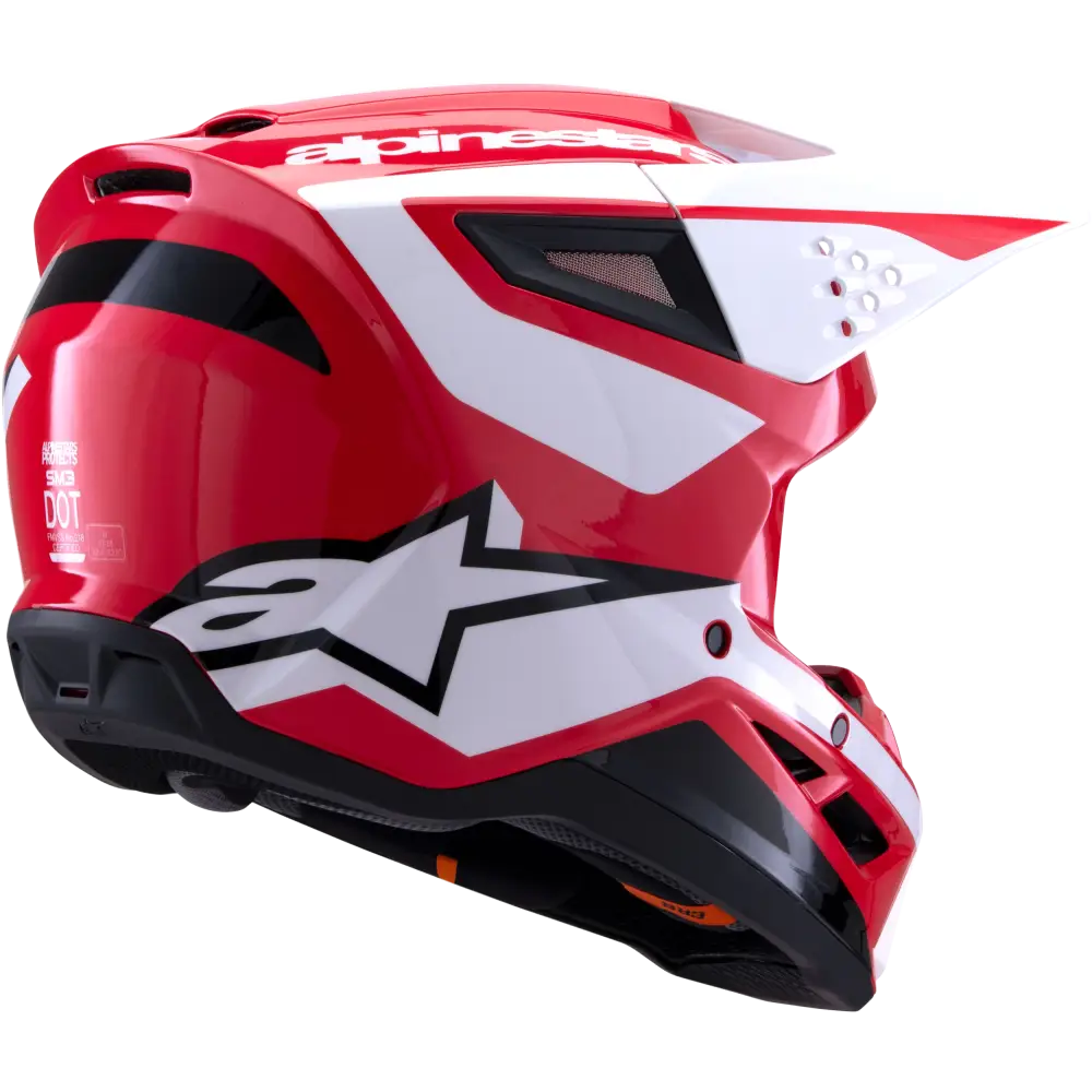 Sm3 Heat Helmet Red/White/Black Glossy 2x