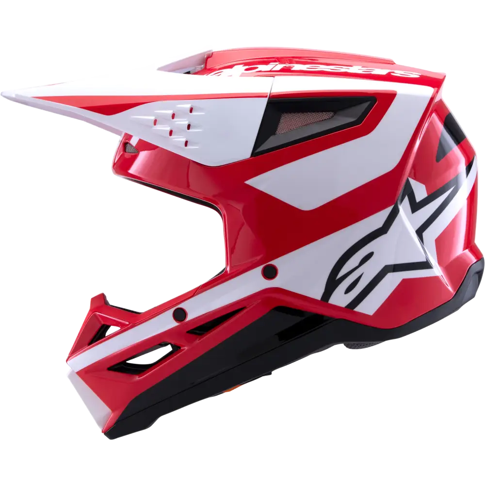 Sm3 Heat Helmet Red/White/Black Glossy 2x