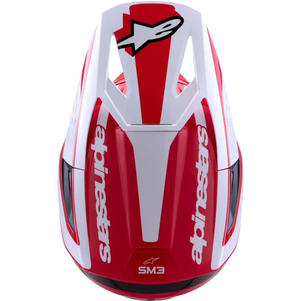Sm3 Heat Helmet Red/White/Black Glossy 2x