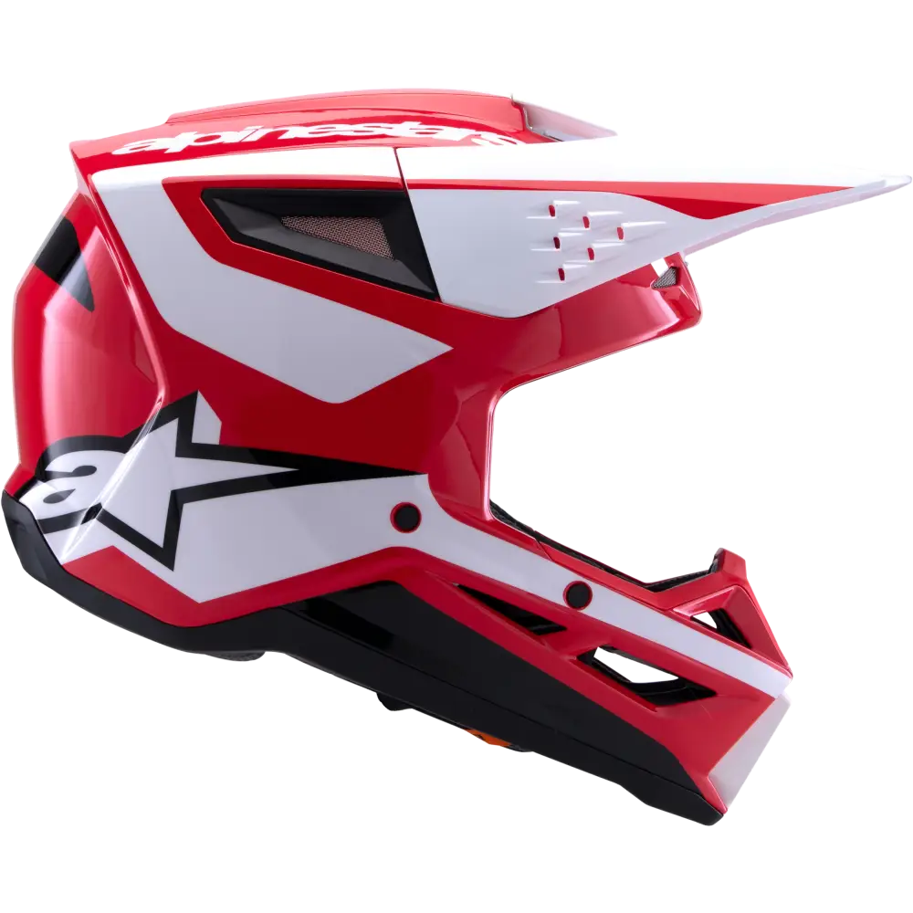 Sm3 Heat Helmet Red/White/Black Glossy Sm