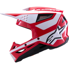 Sm3 Heat Helmet Red/White/Black Glossy Xl
